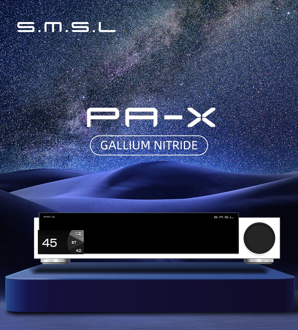 SMSL PA-X แอมป์ Class D เทคโนโลยี GaN FET ให้เสียงสะอาดและพลังขับสูง ประกันศูนย์ไทย