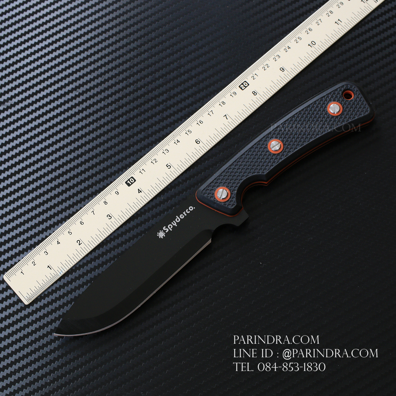 มีดใบตาย Spyderco สีดำ ขนาด 10 นิ้ว (OEM)