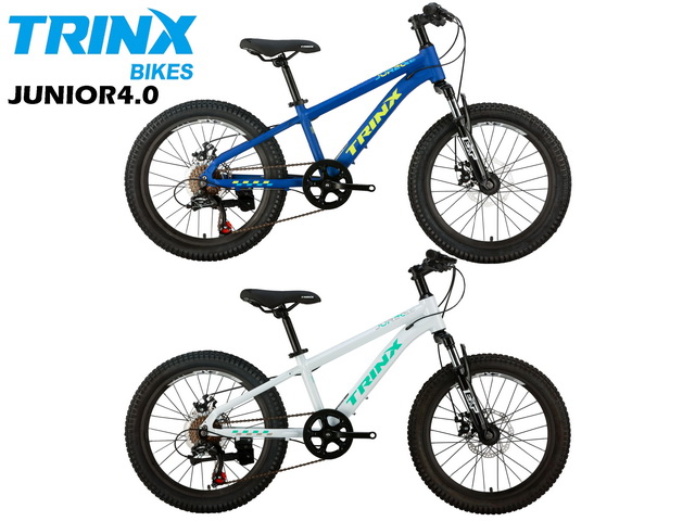 จักรยานเสือภูเขาเด็ก TRINX JUNIOR 4.0 20นิ้ว เกียร์ 7สปีด เฟรมอลูมิเนียม Alloy Mechanical Disc 2023