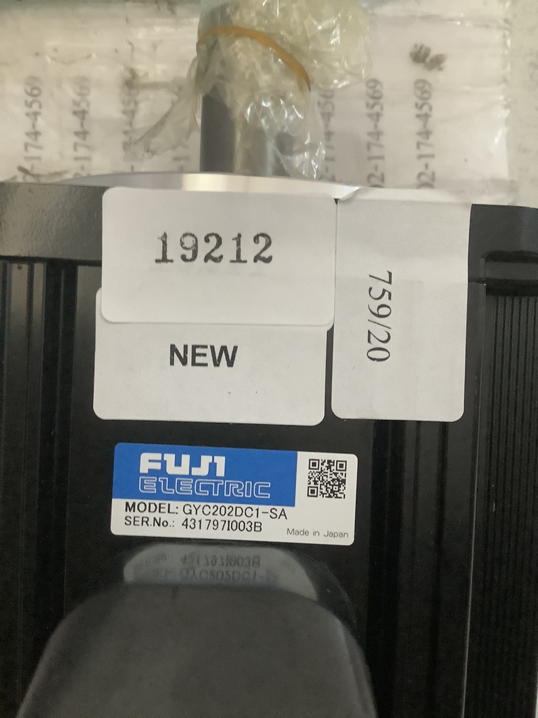 GYC202DC1-SA SERVO MOTOR " FUJI "