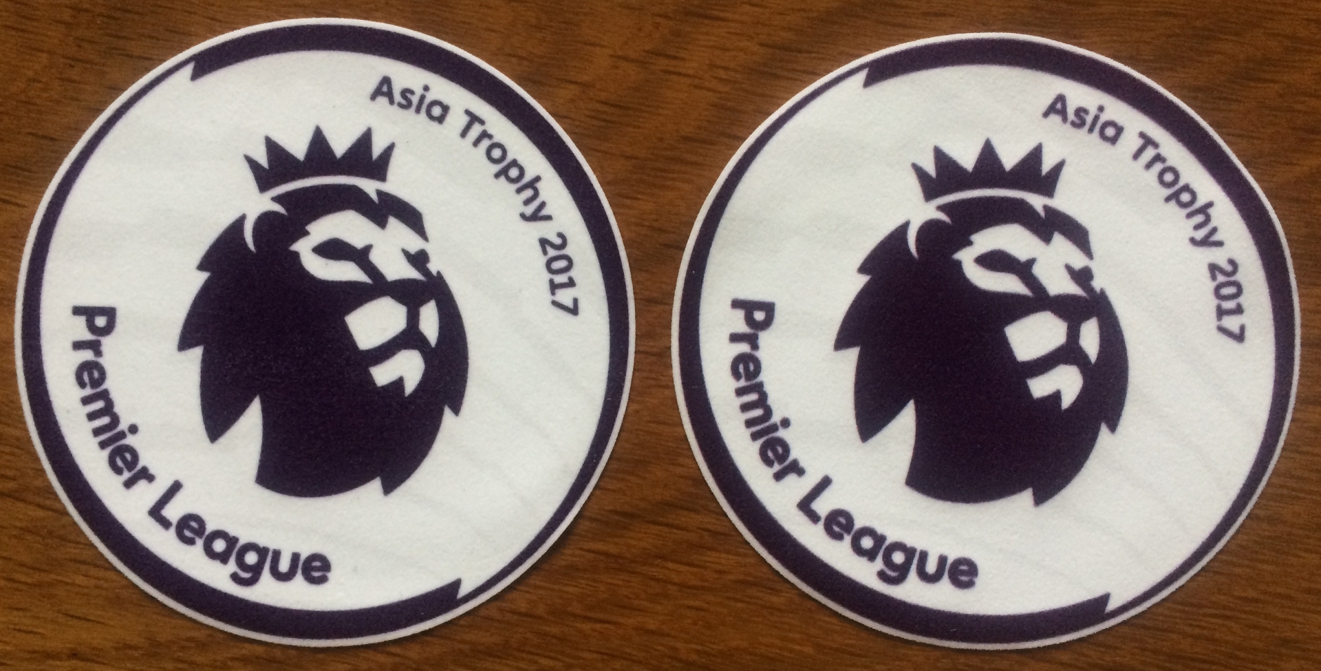 อาร์มสัญลักษณ์ฟุตบอล การแข่งขันฟุตบอลพรีเมียร์ ลีก - PREMIER LEAGUE ASIA TROPHY 2017 PLAYER SIZE ใหม่ / PREMIER LEAGUE Friendly Football Tournament PLAYER SIZE Football Patch/Badge - PREMIER LEAGUE ASIA TROPHY 2017 NEW