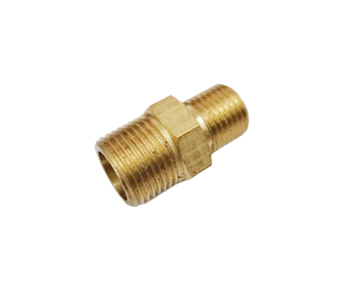 นิปเปิ้ลลดเกลียวนอก ขนาด 3/8"x1/4" (ทองเหลืองแท้) #N6