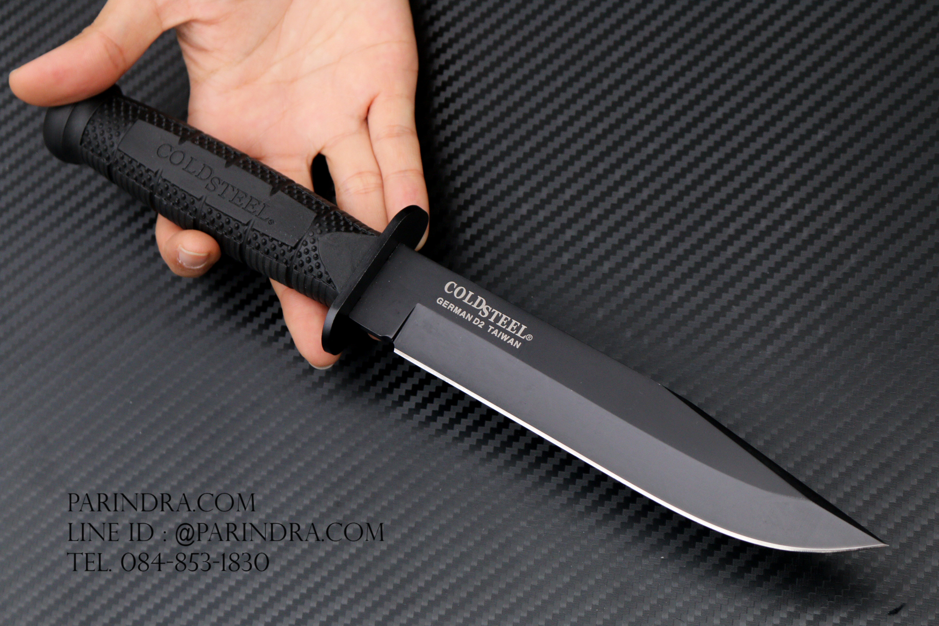 มีดใบตาย COLD STEEL LEATHER NECK SF (OEM) A+ ใบมีดสีดำ