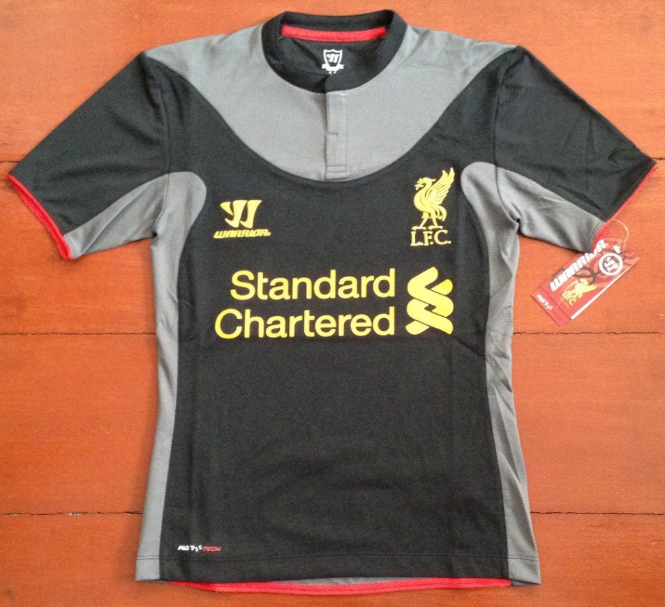 เสื้อฟุตบอล ทีมสโมสรลิเวอร์พูล ชุดเยือน 2012/13 (เสื้อผู้หญิง) ใหม่ UK 8-Size / LIVERPOOL Football Shirt Away Kit 2012/13 (Female) Jersey NEW UK 8-Size