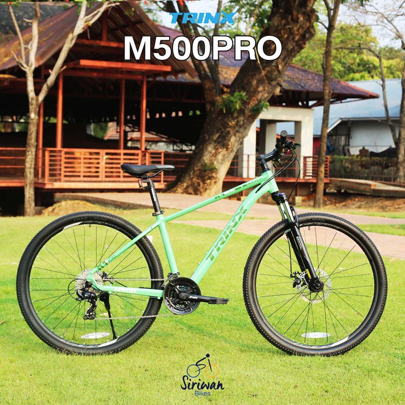 จักรยานเสือภูเขา TRINX M500PRO MTB 29ER เฟรมอลู ชุดเกียร์ 24 สปีด ดุมแบร์ริ่ง ,NEW 2025