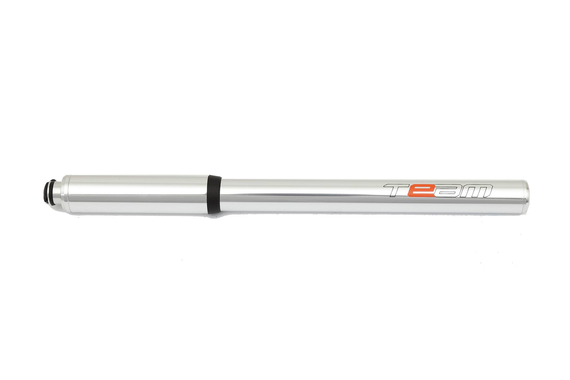 สูบมือพกพา TEAM รุ่น TP-85AL สีเงิน แบบมีสายวาล์วหมุน CV แรงดัน 120 psi