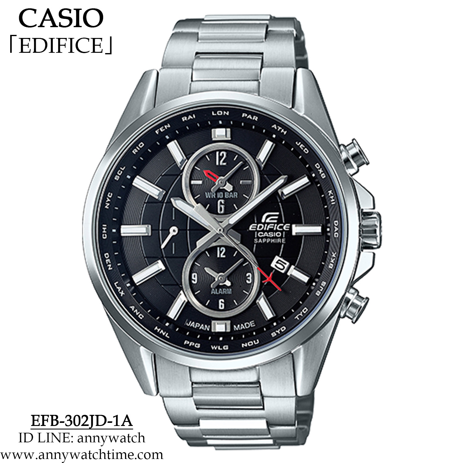 EDIFICE EFB-302JD-1A