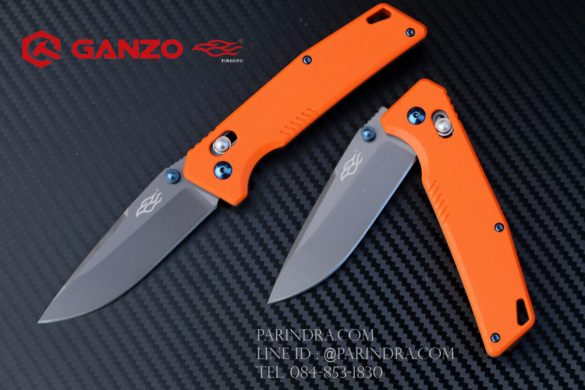 มีดพับ Ganzo Firebird รุ่น FB7603 OR ด้ามสีส้ม ของแท้ 100%