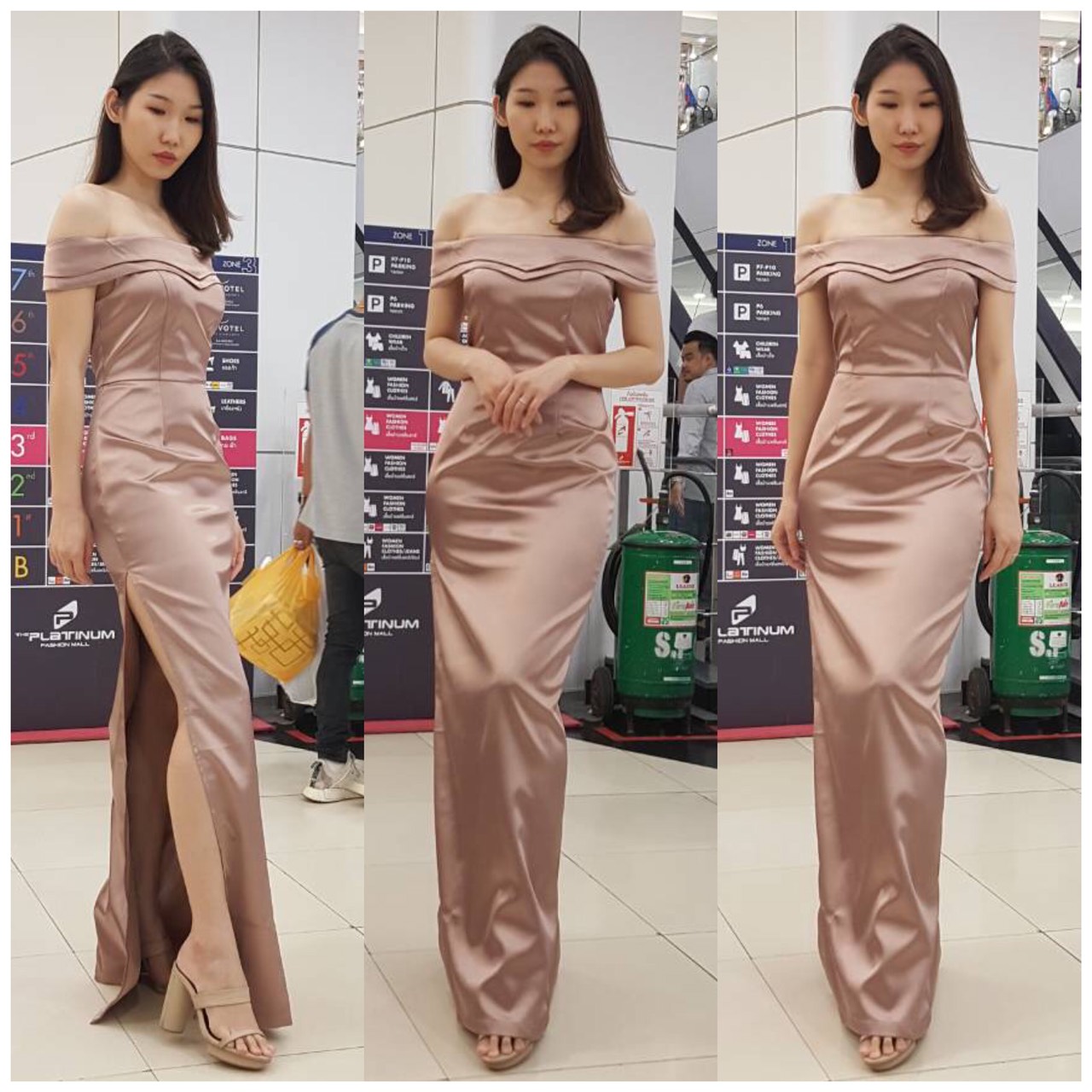 ชุดเพื่อนเจ้าสาว ชุดราตรียาว Anemone - Double layer top & Sheath skirt