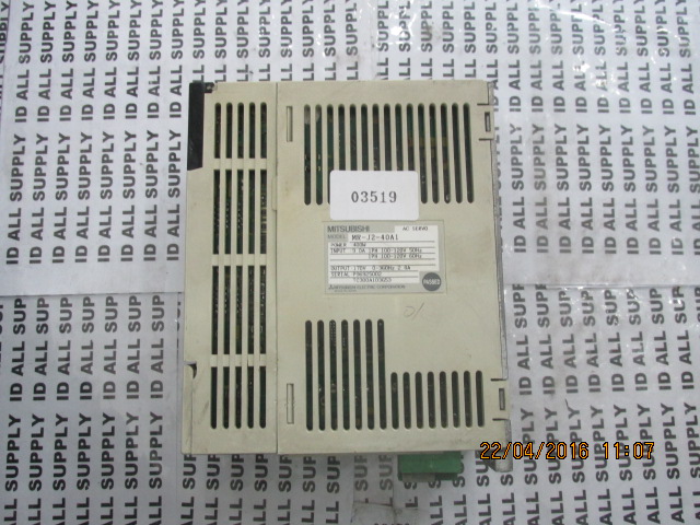 SERVO DRIVE “ MITSUBISHI ” รุ่น MR-J2-40A1