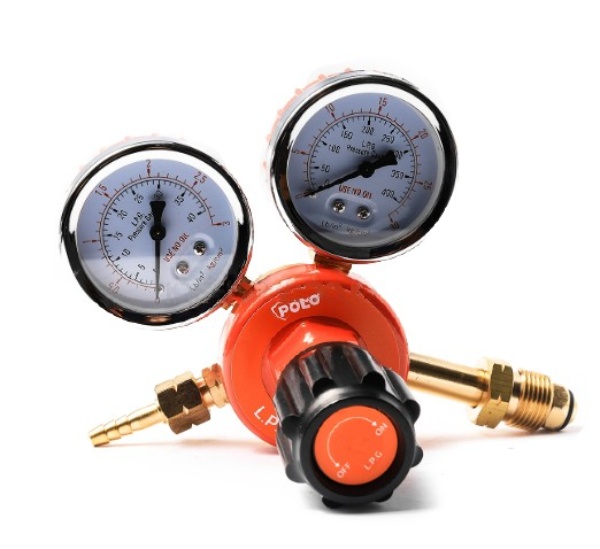 เกจ์ แอลพีจี (อลูมิเนียม) POLO(REGUATOR) รุ่น LR-58 Pn.P401-LR58 (แท้) ##