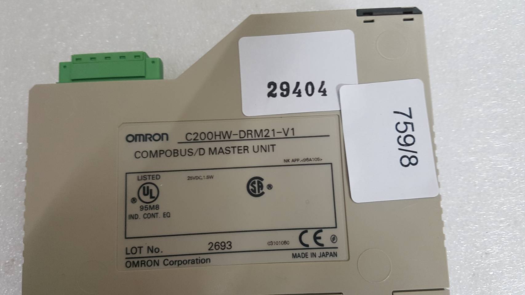 C200HW-DRN21-V1 PLC " OMRON "