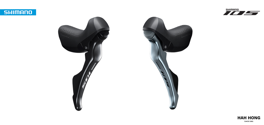 มือเกียร์ 105, ST-R7000, R/L, 11-SPD SHIMANO ROAD SHIFTER, สีดำ, มีสายเบรค/ปลอกเกียร์, มีกล่อง