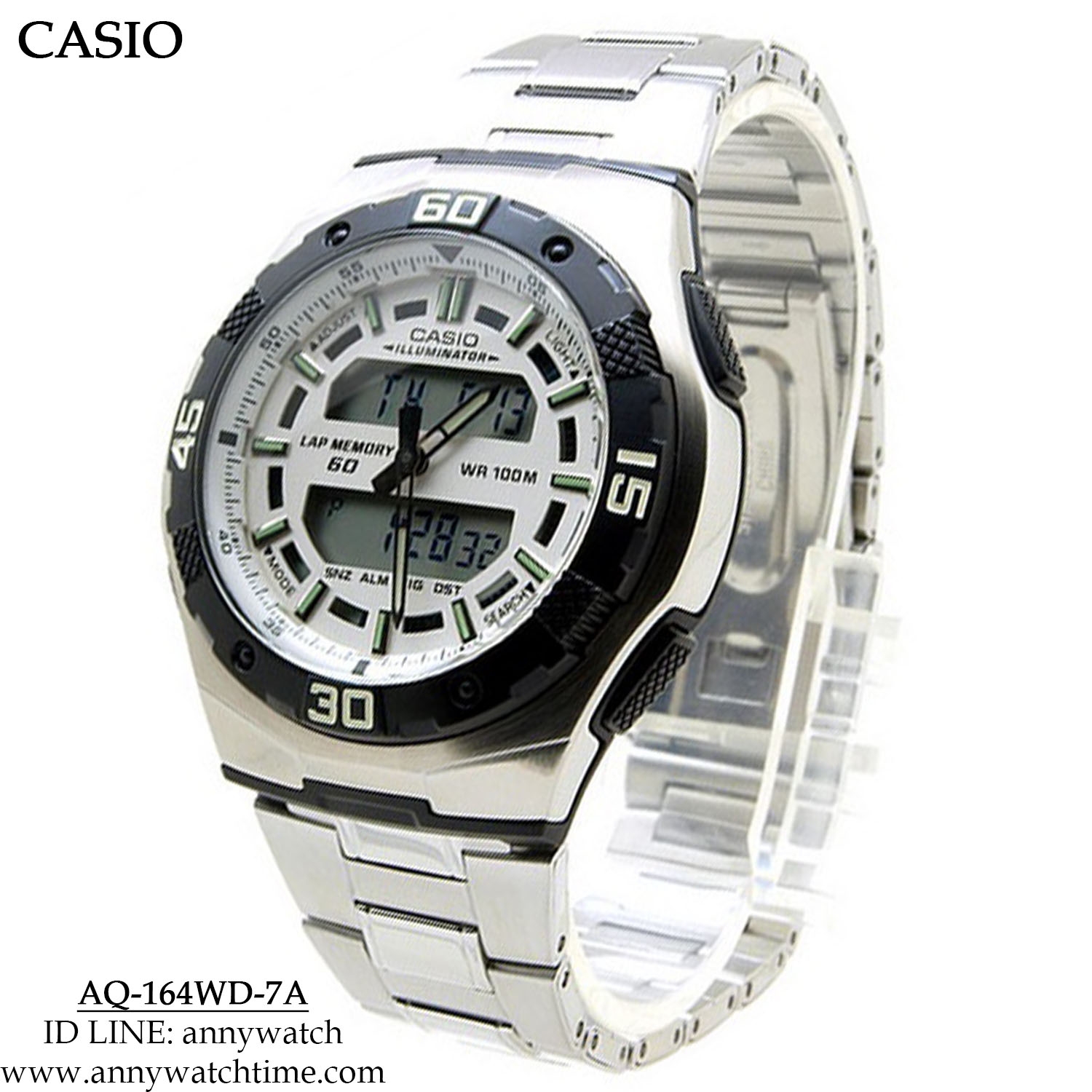 CASIO AQ-164WD-7A