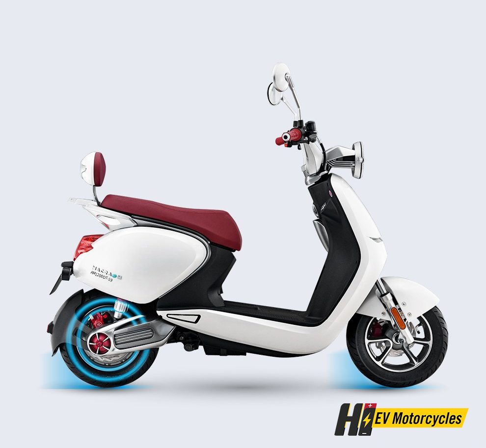 จักรยานยนต์ไฟฟ้า AIMA Macarons มอเตอร์ไซค์ไฟฟ้ารุ่นใหม่ มอเตอร์ BOSCH 1200W จดทะเบียนได้/ผ่อนได้ 24 งวด
