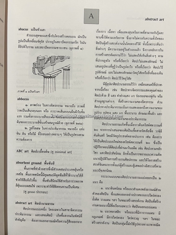 พจนานุกรม ศัพท์ศิลปะ อังกฤษ-ไทย ฉบับราชบัณฑิตยสถาน