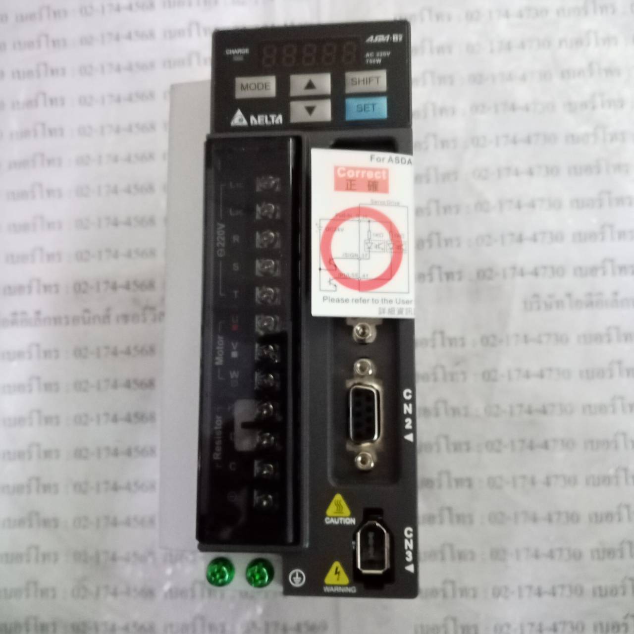 ASD-B2-0721-B SERVO DRIVE " DELTA "