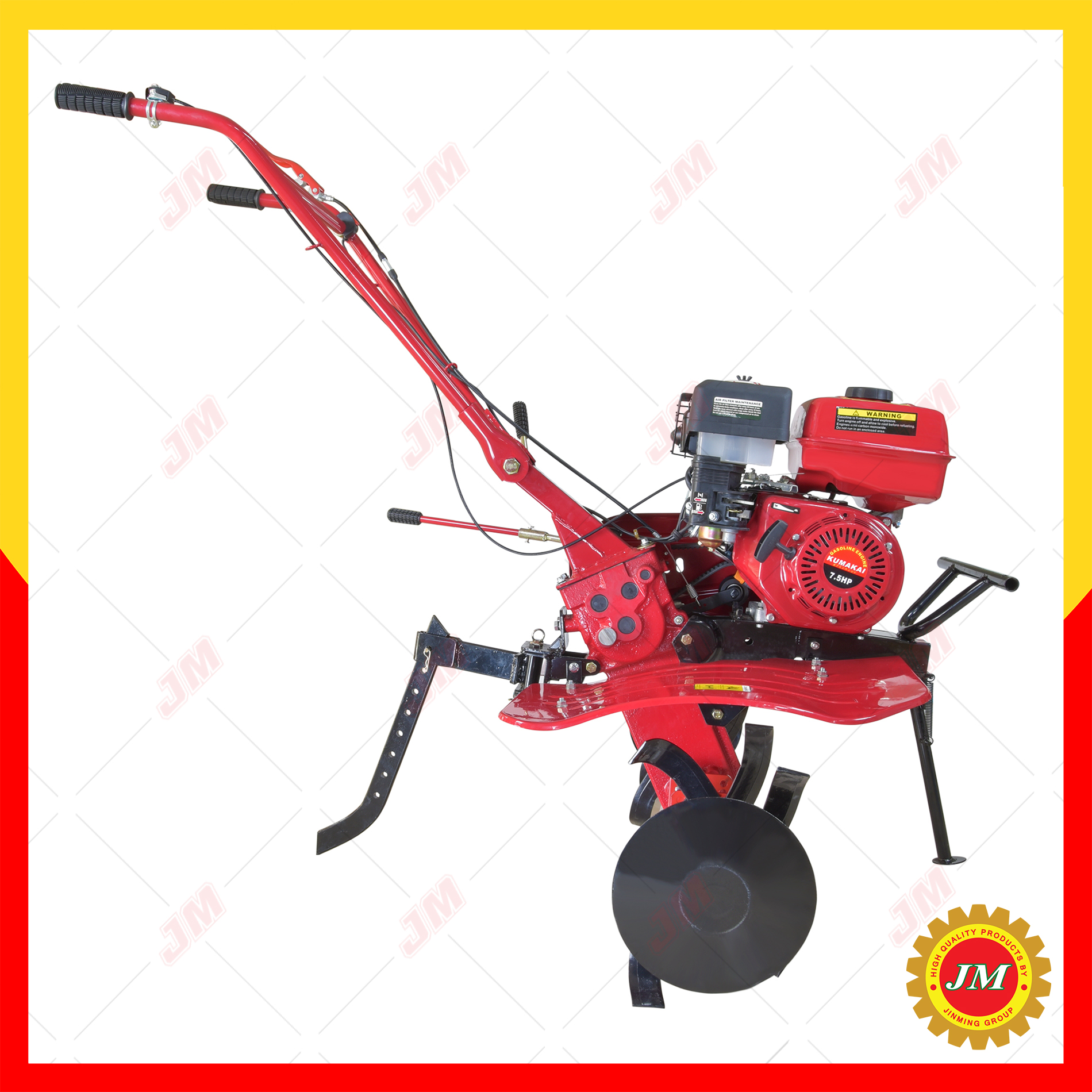 รถพรวนดิน KUMAKAI 900R 7.5 แรงม้า พร้อมล้อพรวน แถมฟรี! ล้อยาง รับประกัน 1 ปีเต็ม