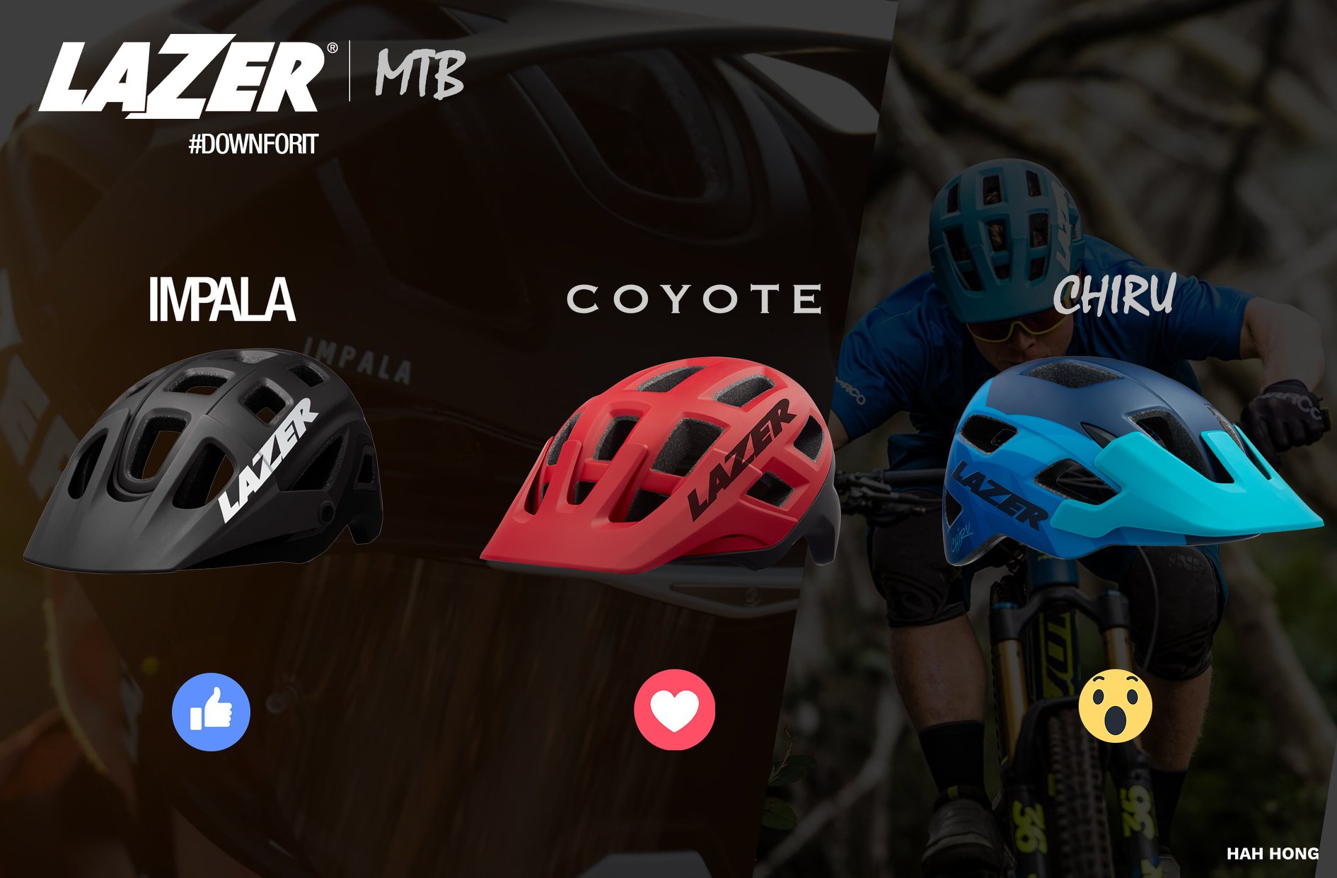 หมวกเสือภูเขา หมวก Lazer Coyote Helmet มีฟ้า,เทา, สีแดงด้าน และ ฟ้าด้าน 2020