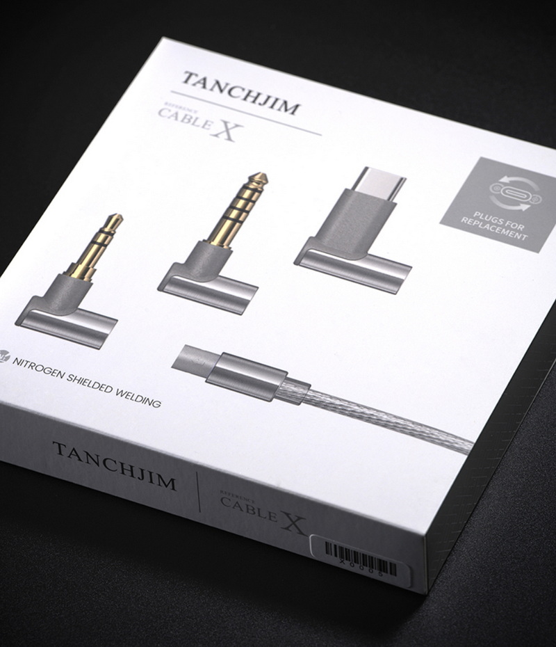 TANCHJIM CableX สายอัพเกรดโลหะผสม ทองแดง ชุบเงิน ถอดเปลี่ยนปลั๊กได้ ประกันศูนย์ไทย