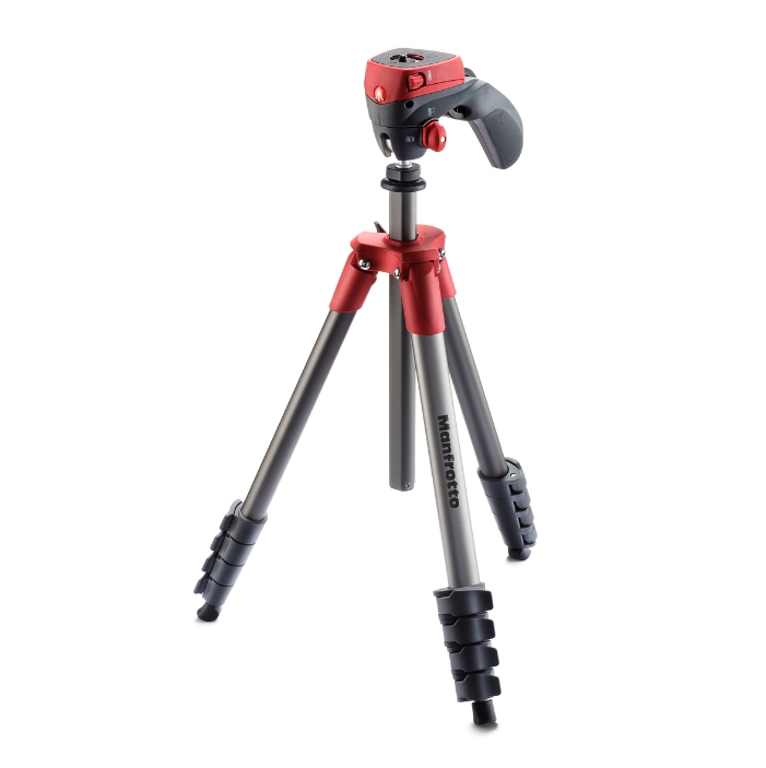 ขาตั้งกล้อง MKCOMPACTN-RD COMPACT ACTION RED สีแดง MF-MKCO-ACTRD Manfrotto ประกันศูนย์ 5 ปี