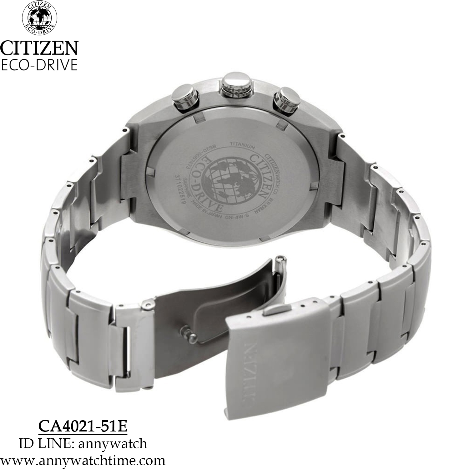 CITIZEN CA4021-51E 時計 CITIZEN CA4021-51E - จำหน่ายนาฬิกาของแท้ 100% อะไหล่นาฬิกา