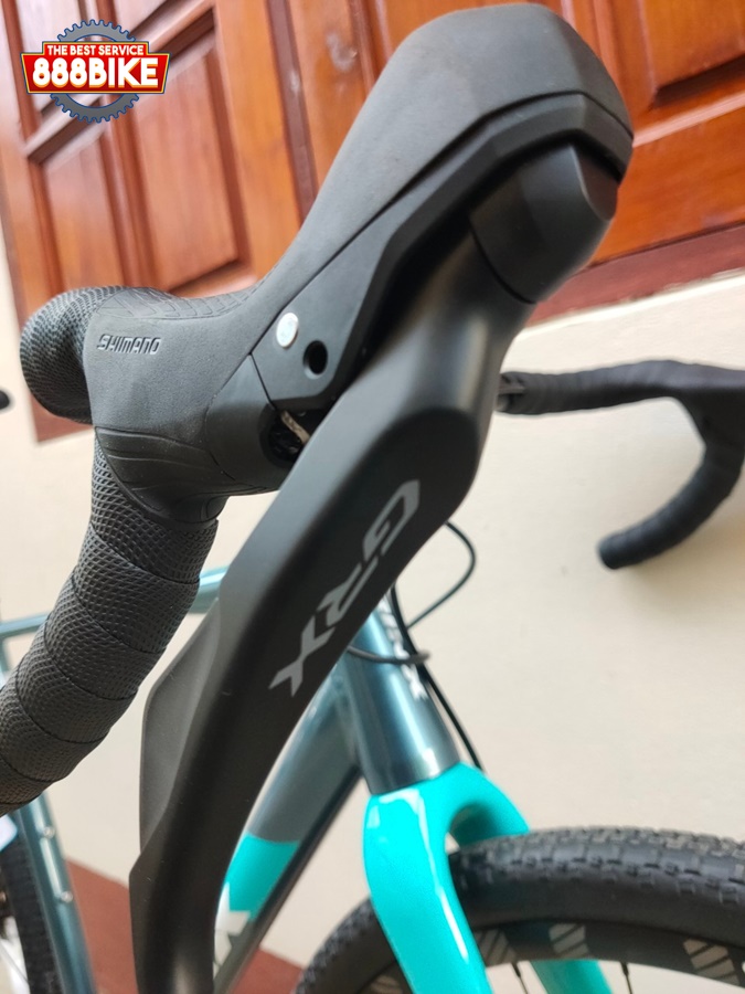 จักรยานเสือหมอบ TRINX RISE 2.0 GRAVEL BIKE เฟรมอลูตะเกียบคาร์บอน 11สปีด 2022 (NEW GTR2.0)