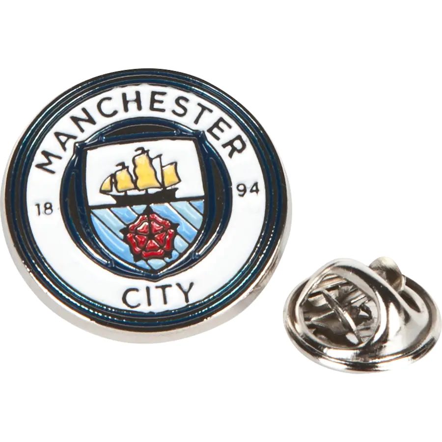 เข็มกลัด ฟุตบอล สโมสรแมนเชสเตอร์ ซิตีิ - ตราสโมสร MCFC ใหม่ / MANCHESTER CITY Football Club PIN - MCFC Logo NEW