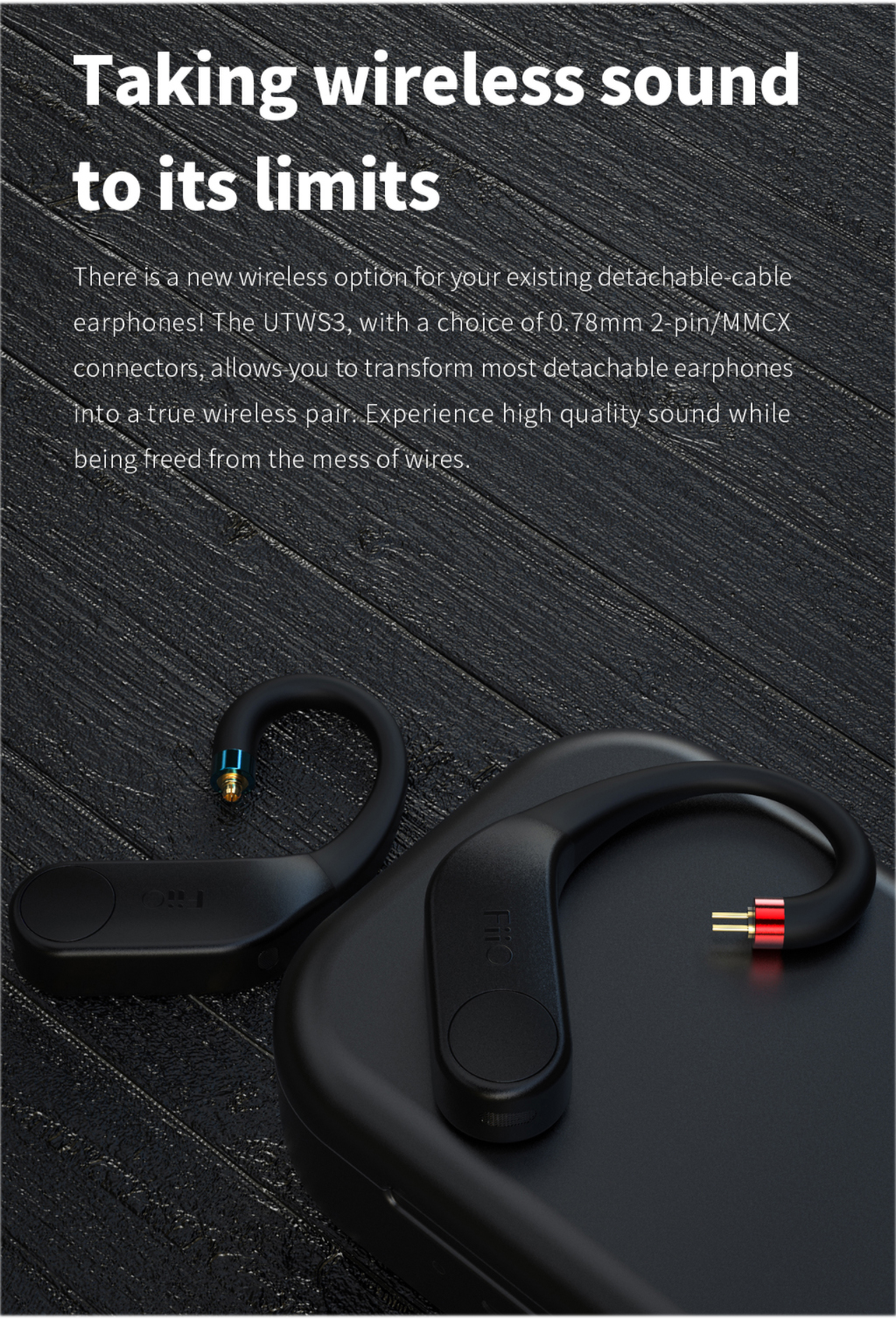 ขาย FiiO UTWS3 อะแดปเตอร์เปลี่ยนหูฟังให้รองรับ True Wireless Bluetooth