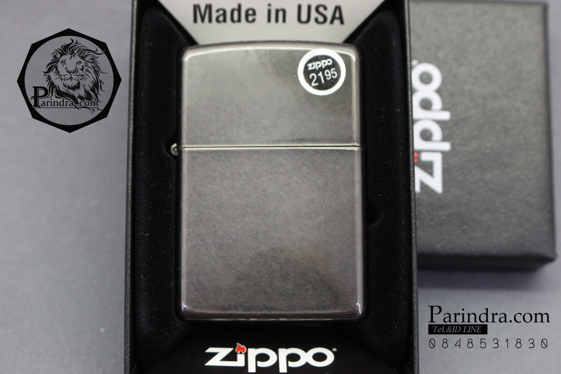 ไฟแช็ค Zippo แท้ สีเทาดำขีดข่วน "Gray Dusk Finish Lighter" #28378 แท้นำเข้า 100%
