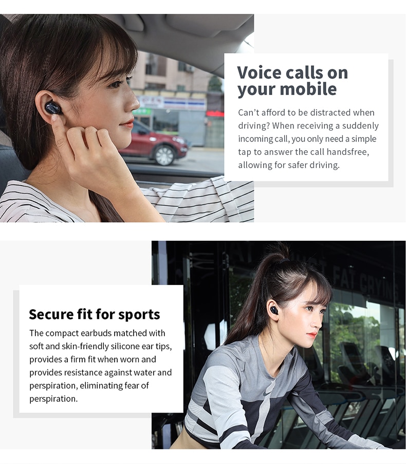 ขาย Jade Audio EW1 หูฟัง True Wireless ชิป Qualcomm รองรับ Bluetooth 5.0 , aptX , cVc8.0 , IPx5