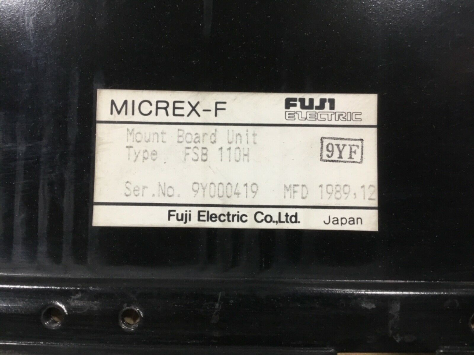 PLC " FUJI " รุ่น FSB 110H