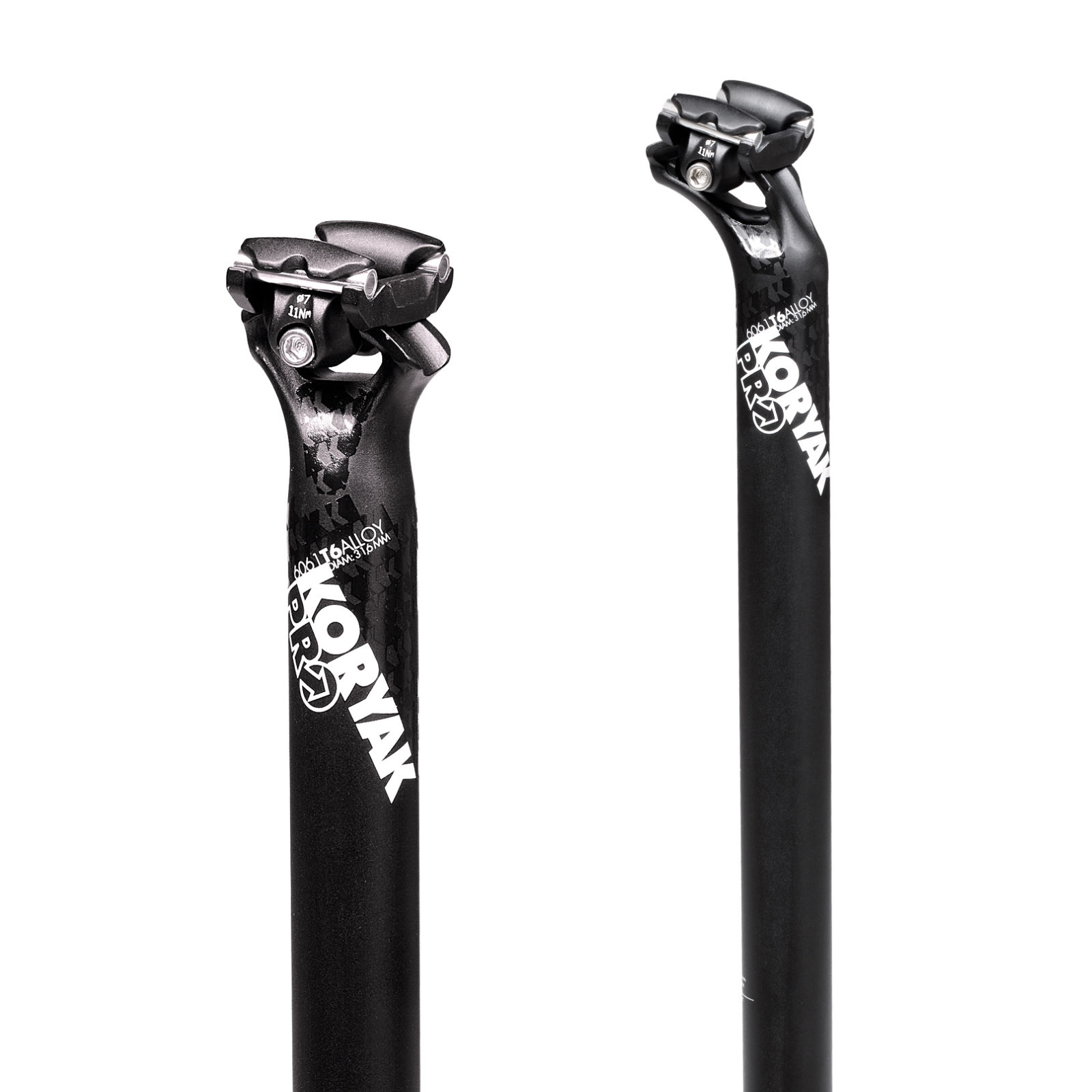 หลักอาน PRO Koryak MTB Seat Post no Setback ขนาด 27.2มม. มีเยื้อง 0 ยาว 400มม.