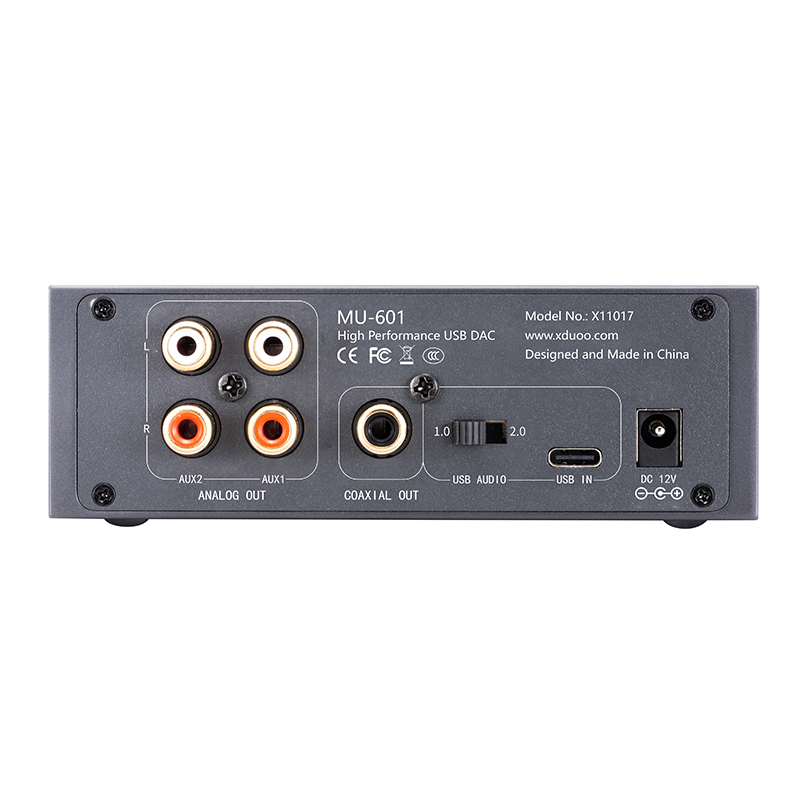 xDuoo MU-601 DAC ตั้งโต๊ะ ชิป ESS ES9018K2M ประกันศูนย์ไทย