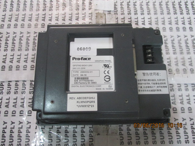 LCD TOUCH SCREEN “ PROFACE ” รุ่น GP37W2-BG41-24V