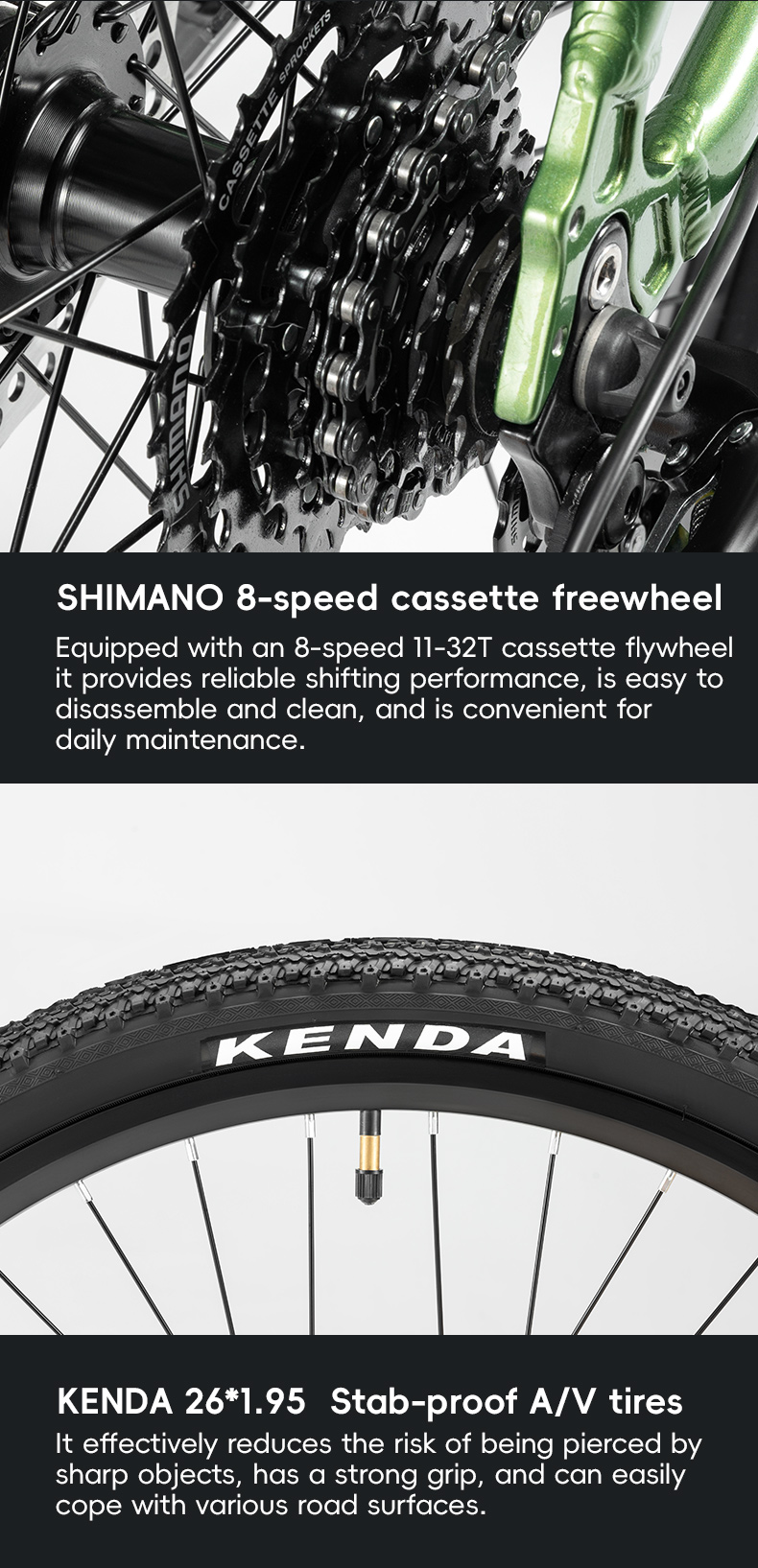 ROCKBROS SGD Folding Mountain Bike, Aluminum Alloy Frame, 26" Wheelset, 24 Speed