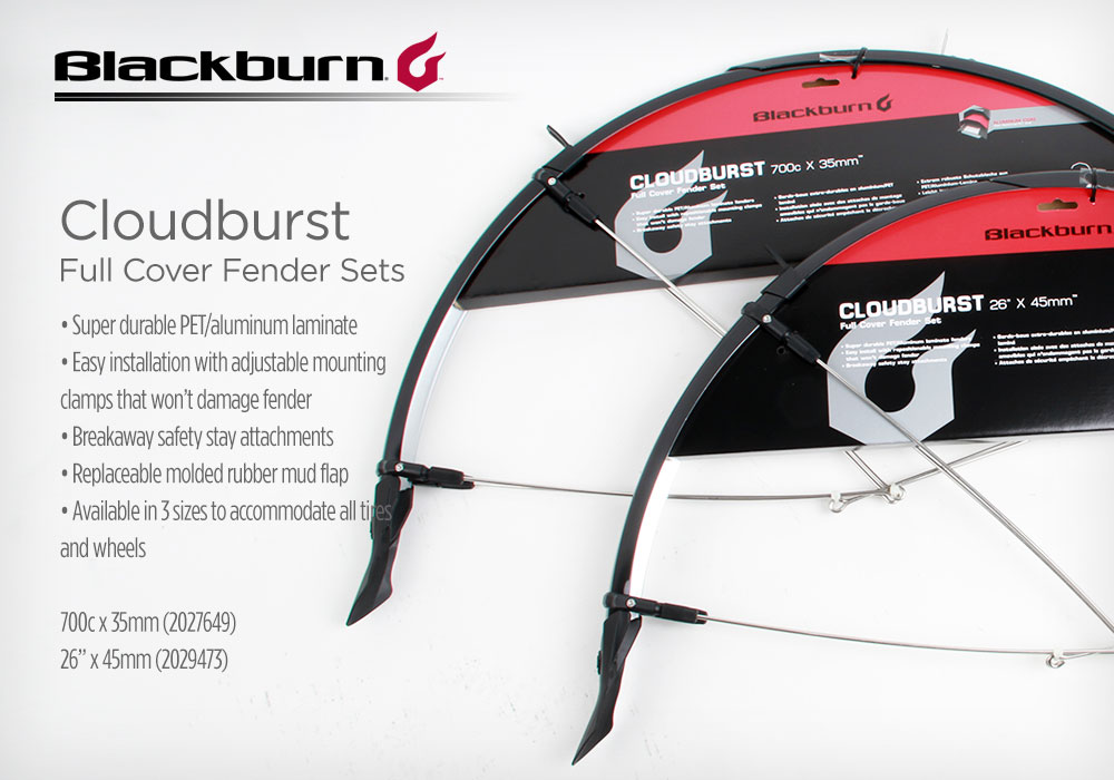 Blackburn บังโคลน รุ่น Cloudburst Full Cover 700c x 35mm
