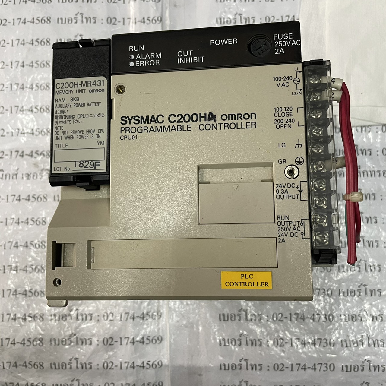 C200H-CPU01-E PLC " OMRON "