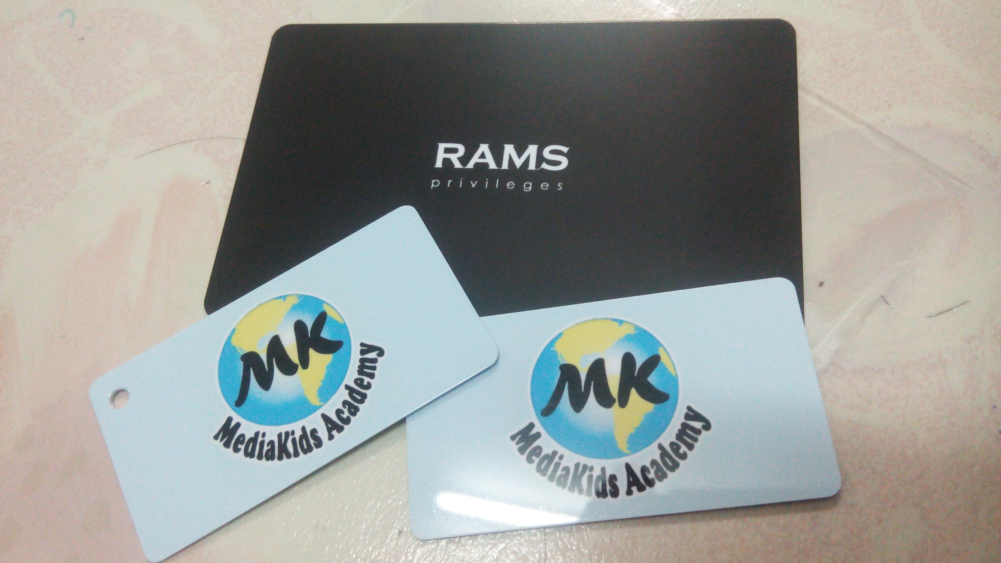 ทำบัตร Pvc 4.5x7.5 cm ขนาดกลาง Card medium Tag