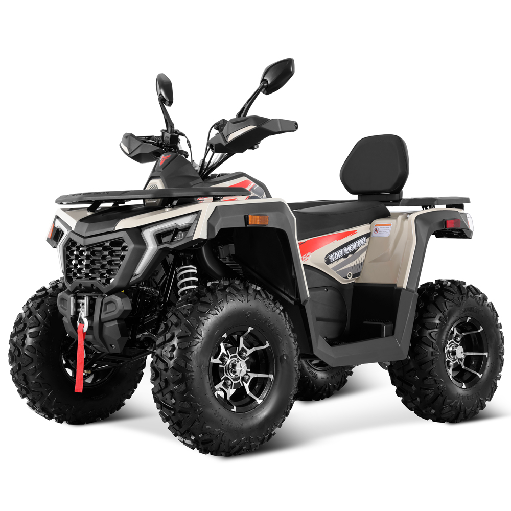 125cc Chain Drive ATV — Tao Motor HUNTER 125 with Reverse, LED Lights & CE/EPA Cert. | Perfect for Kids 10+ & Adults