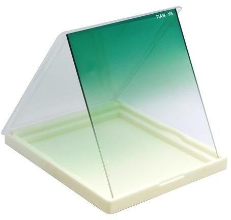 Tianya Gradual Green Filter P size ครึ่งซีก สีเขียว ขนาด 83 มม