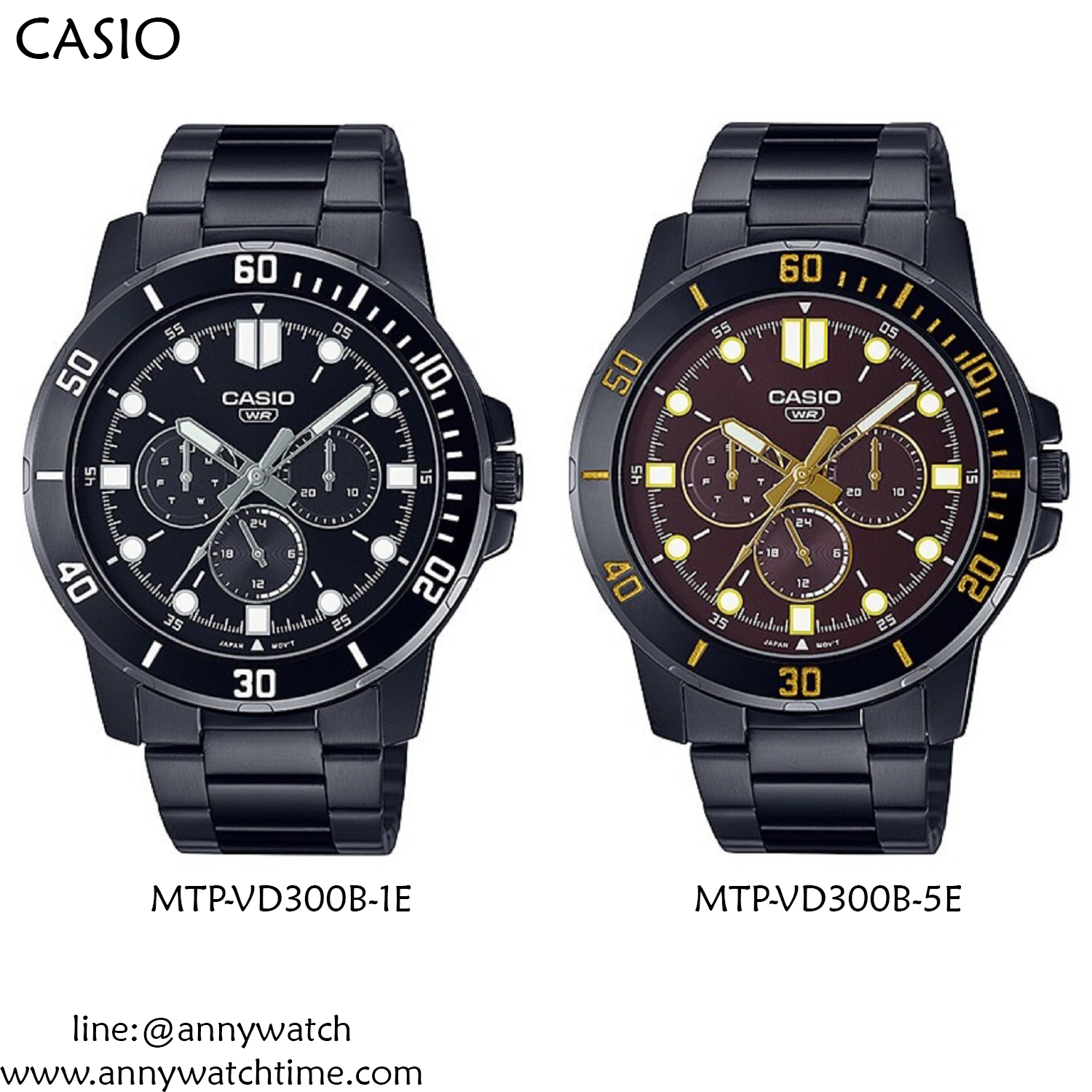 CASIO MTP-VD300B-1E