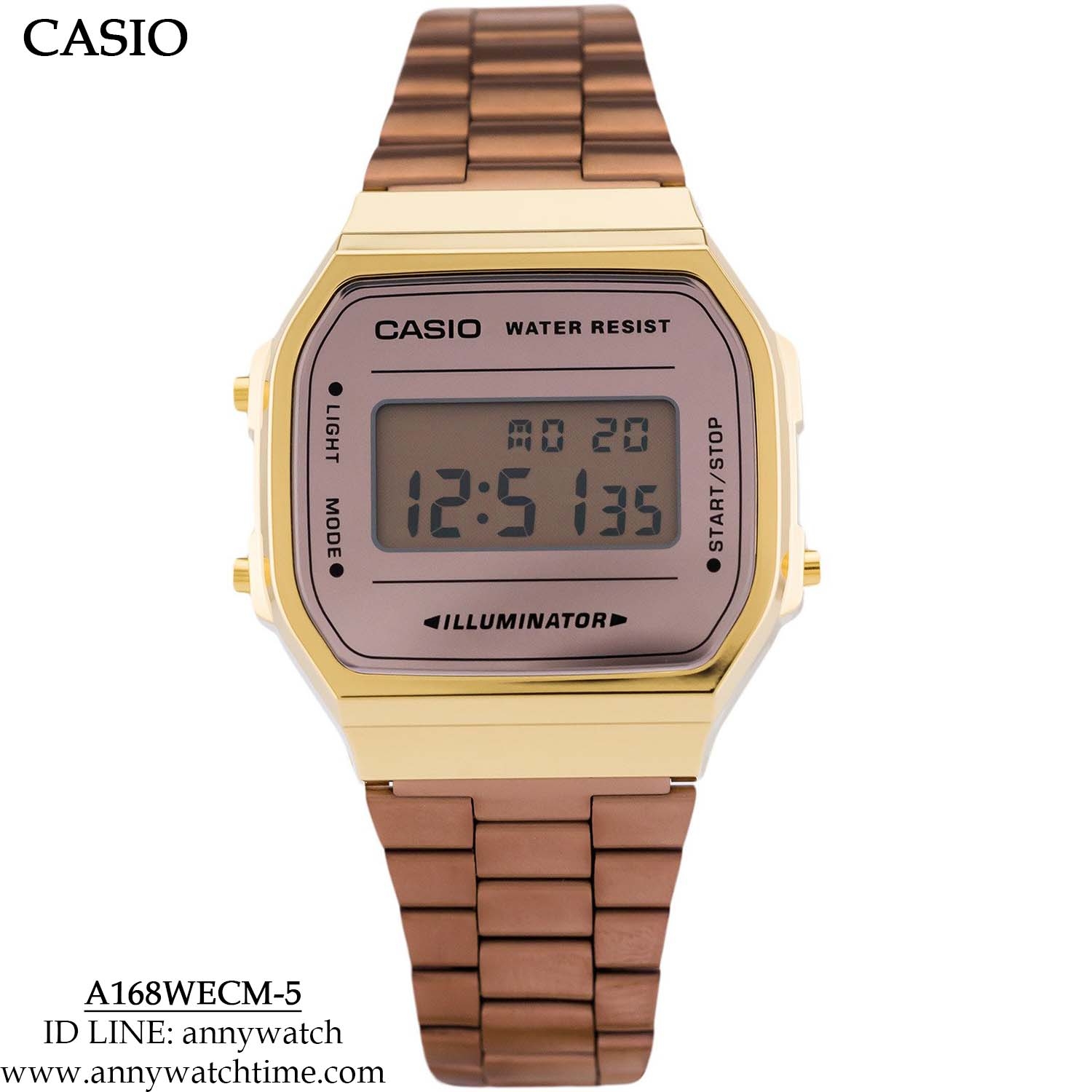 CASIO A168WECM-5