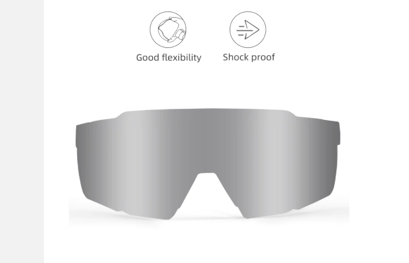 แว่นตา ROCKBROS Glasses Photochromic / Polarized Lens Myopia Frame (ฟ้า,ดำ)