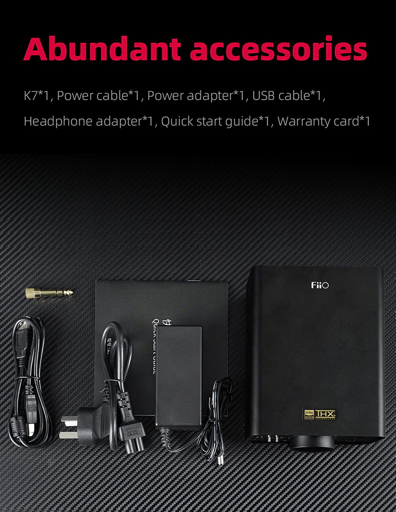 FiiO K7 True balanced DAC/Amp ตั้งโต๊ะ กำลังขับสูง ประกันศูนย์ไทย