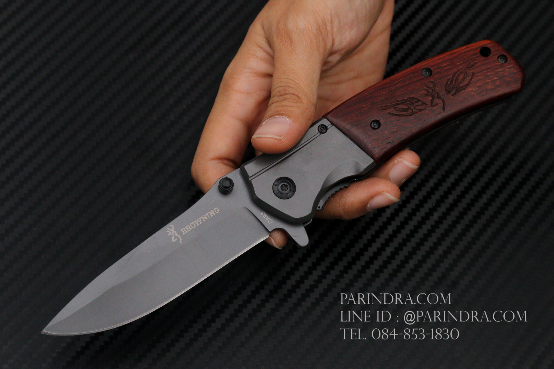 มีดพับ Browning รุ่น DA98 แข็งแรง หนักตัน ทนทานมาก (OEM)