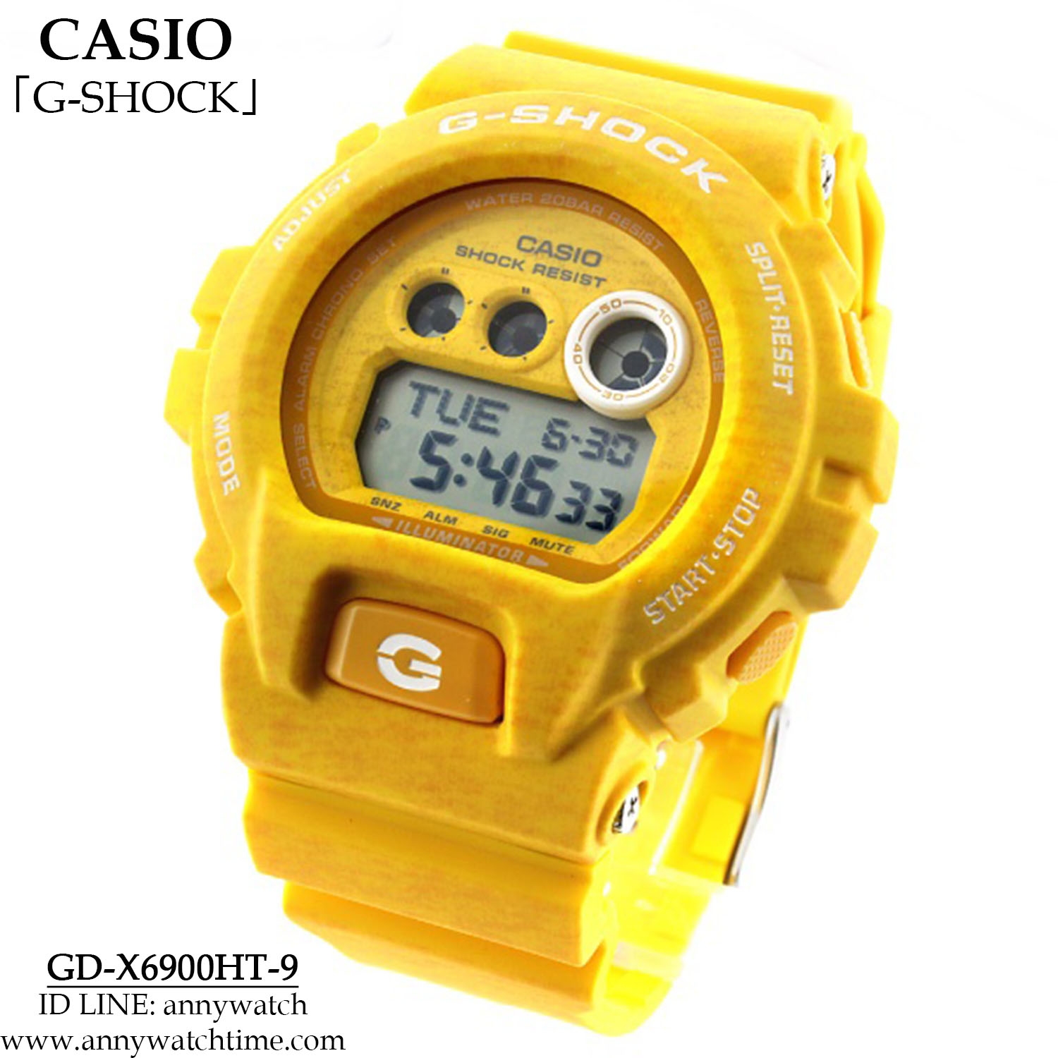 G-SHOCK GD-X6900HT-9 - จำหน่ายนาฬิกาของแท้ 100% รับซ่อมนาฬิกา