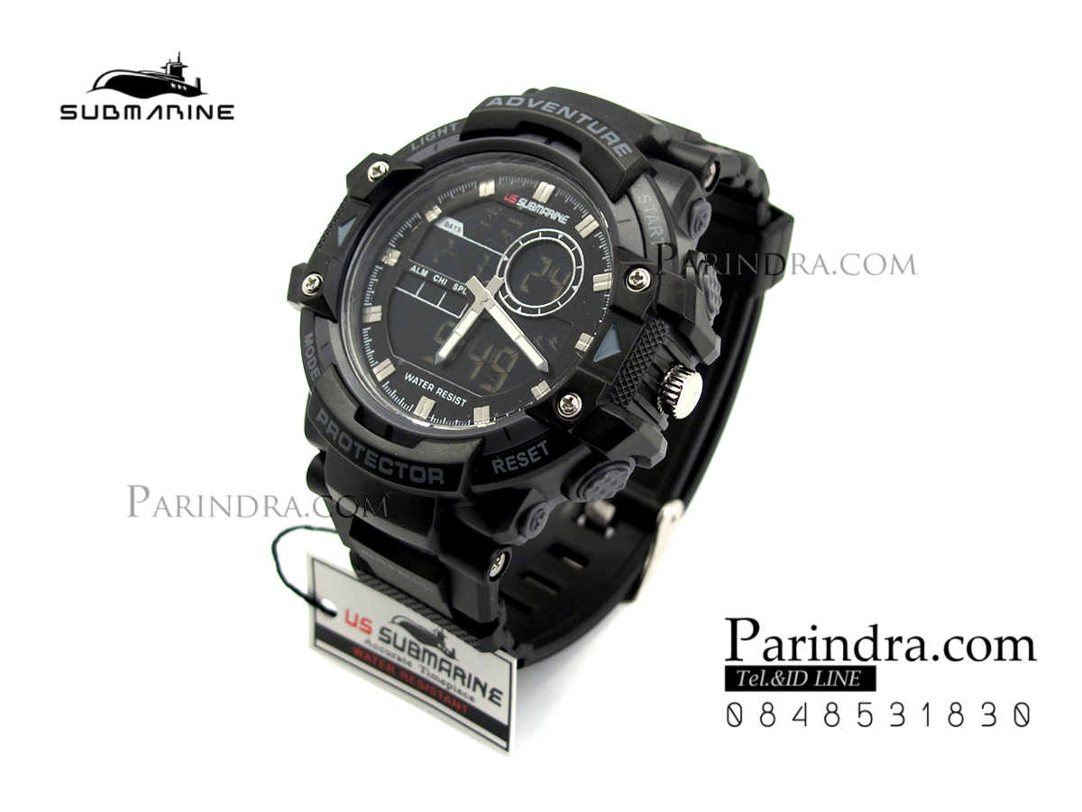 นาฬิกา US submarine TP3168M สีดำล้วน