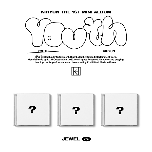 อัลบั้ม #Kihyun - The 1st Mini Album [YOUTH] (JEWEL VER.) (Random Ver.) - รอ 14-25 วัน-