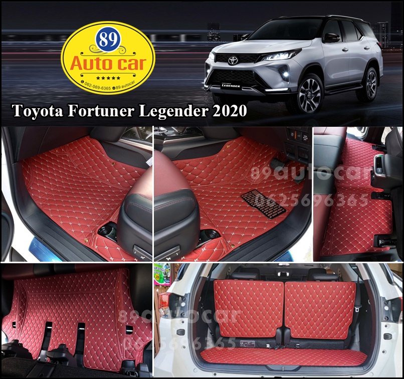 พรมรถยนต์ พรม6D Toyota Fortuner 2016-2021 เข้ารูป